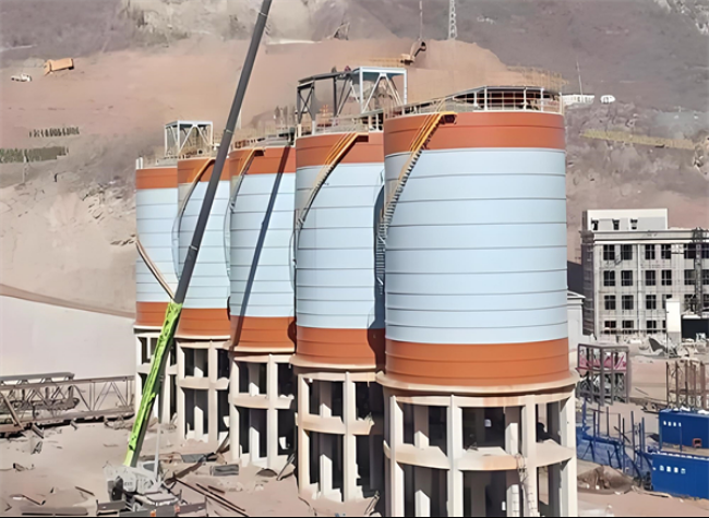 罗城高架钢板仓